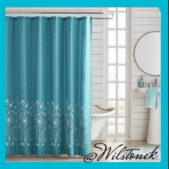 💕Free Gift with Purchase The Pioneer Woman Maize Shower Curtain 72 X 72 - Picture 1 of 6